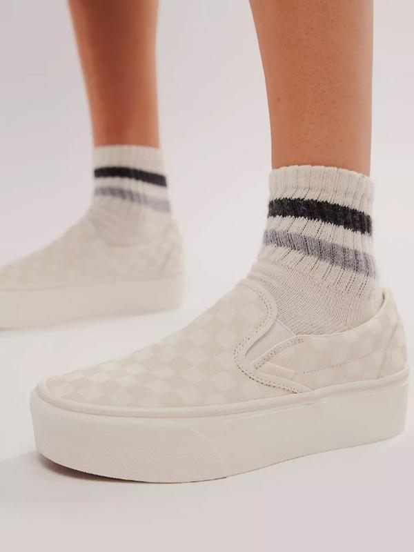 Vans Classic Slip-On Checkerboard Stackform Shoe