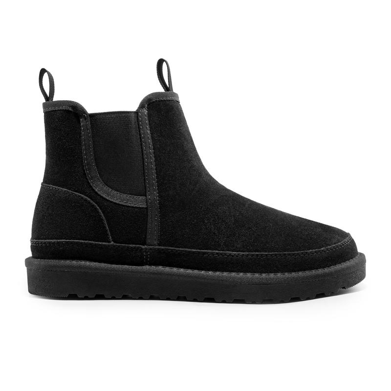 Bruno Marc Men's Suede Snow Boots