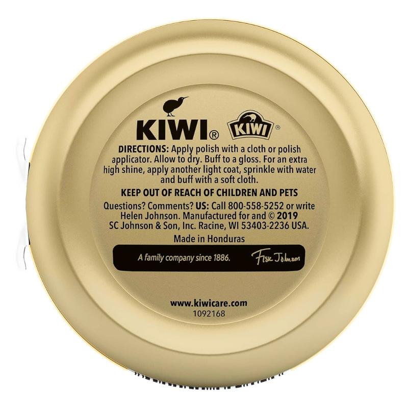 Kiwi Shoe Polish Tin, Neutral for All Colors, 1.125 oz ( 32g )