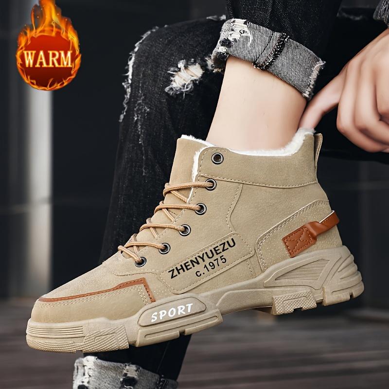 Men's Genuine Plush Snow Boots, Warm And Comfortable, Suitable For Winter Outdoor Activities!