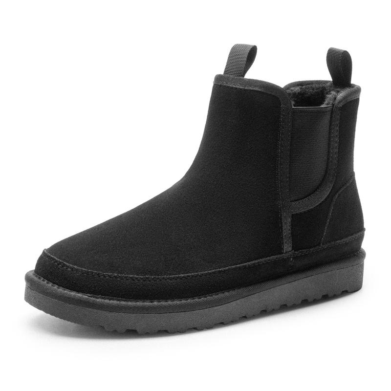 Bruno Marc Men's Suede Snow Boots