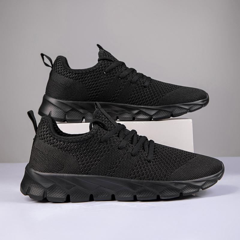 Classic Men's Sneakers Mesh Breathable Low Top Casual Shoes Lightweight Running Shoes