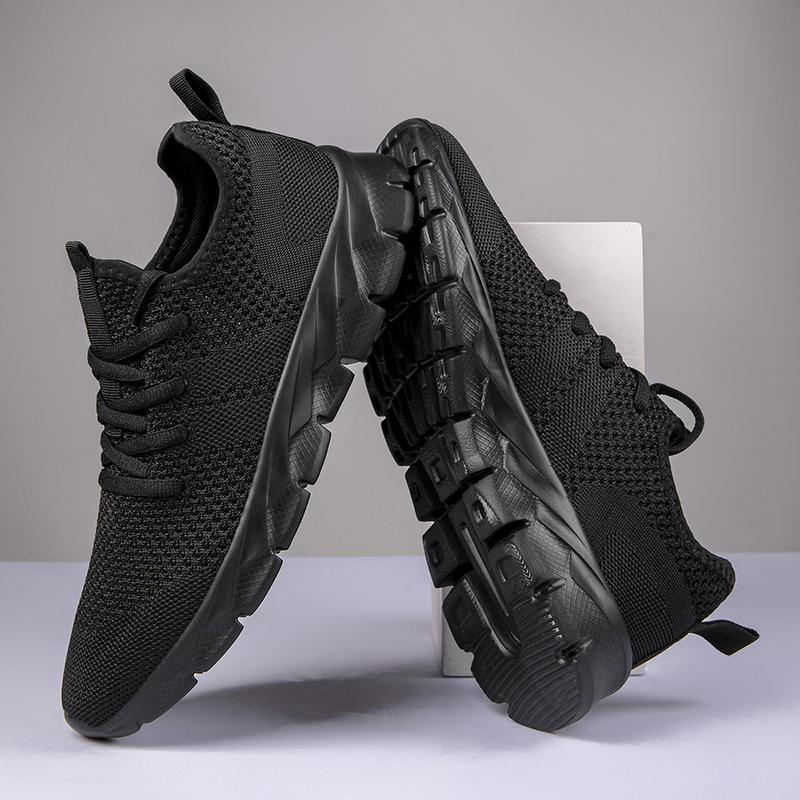 Classic Men's Sneakers Mesh Breathable Low Top Casual Shoes Lightweight Running Shoes