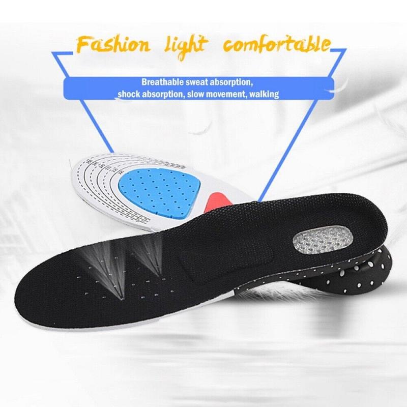 Gel Massaging Shoe Insoles Work Boots Feet Arch Support Orthotic Absorb Shock Does not apply