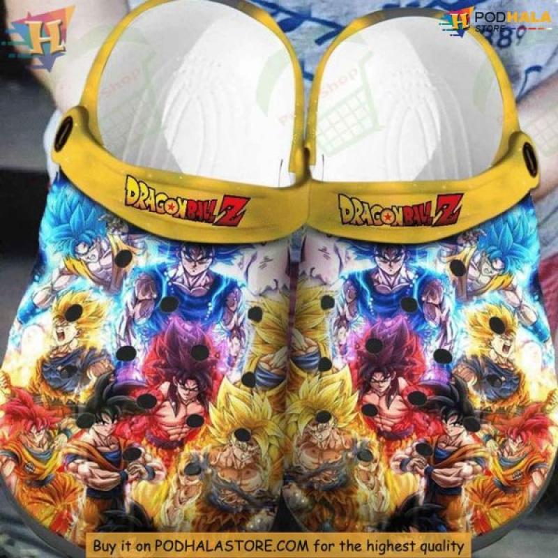 Dragon Ball Z Clog Shoes, Anime-Inspired Comfort Footwear for Fans