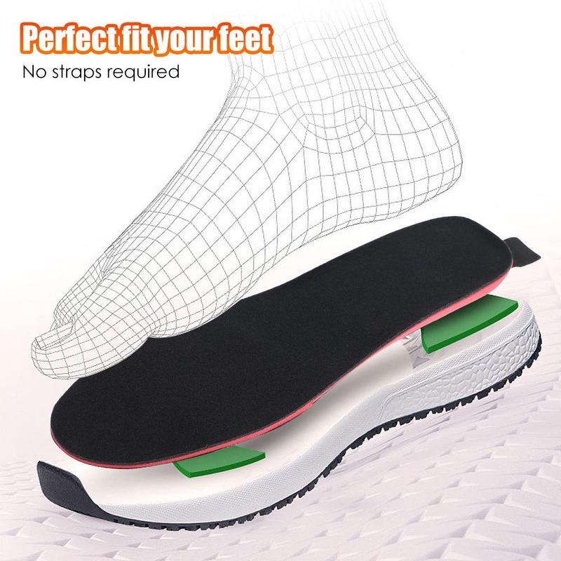 Electric Heated Insoles, 1 Pair Rechargeable Foot Warmer with 3 Temperature Settings, Shoe Insoles, Foot Accessories for Outdoor Camping Skiing Fishing Hunting, Foot Massager Footwear Comfort Footwear Comfort Tactical Bedroom Arch