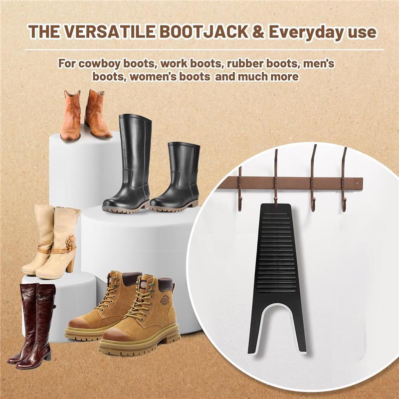 Boot Jack for Easy removal of Boots - Extra Grip Boot Remover