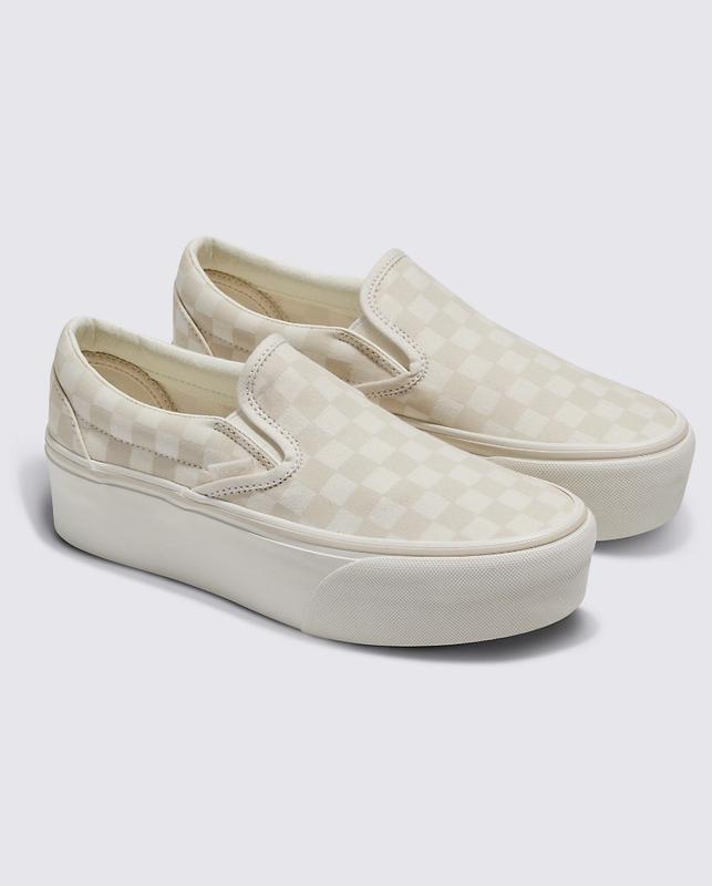 Vans Classic Slip-On Checkerboard Stackform Shoe