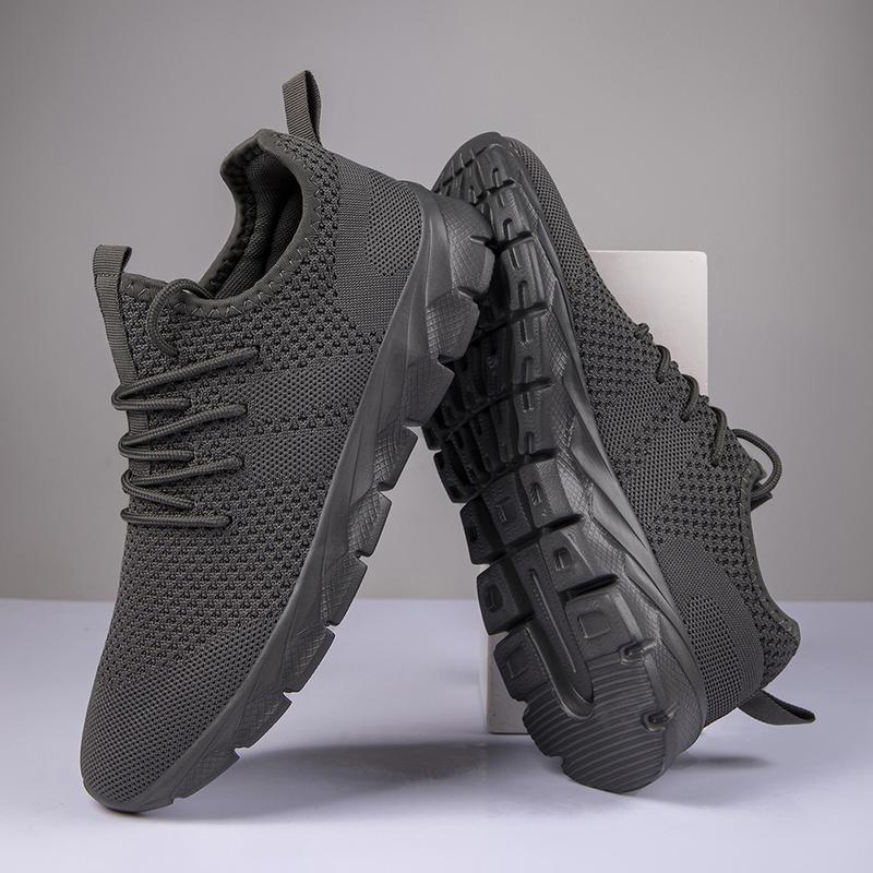 Classic Men's Sneakers Mesh Breathable Low Top Casual Shoes Lightweight Running Shoes