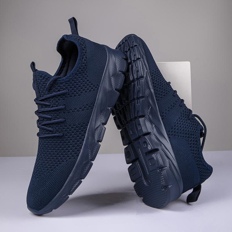 Classic Men's Sneakers Mesh Breathable Low Top Casual Shoes Lightweight Running Shoes