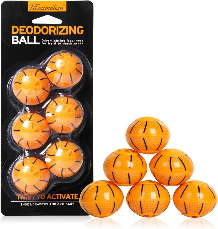 MAXIMILIAN Professional Shoe Deodorizer Balls - Odor-Fighting Freshener for Neutralizing Odor and Refreshing Footwear, Wardrobe, Bags - Comfort