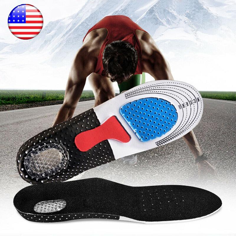 Gel Massaging Shoe Insoles Work Boots Feet Arch Support Orthotic Absorb Shock Does not apply