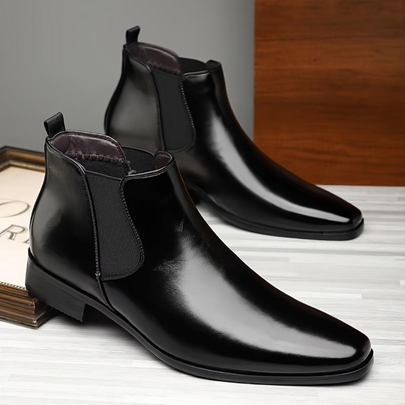 Men's Sleek Chelsea Boots - Slip-On, Comfortable & Durable with Non-Slip Rubber Sole for Office and Casual Wear