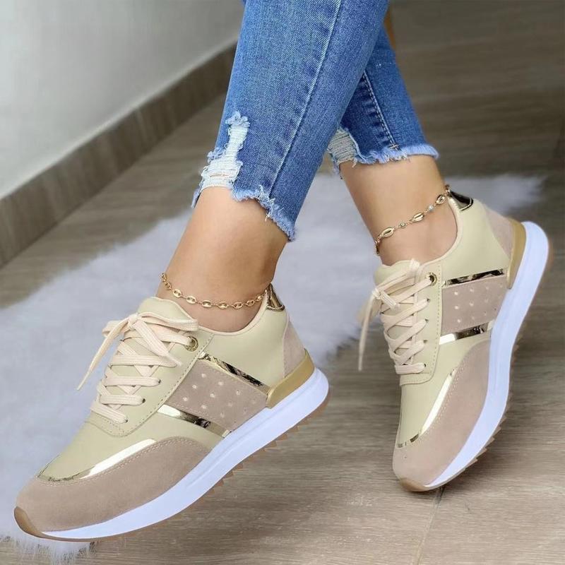 Women's Platform Walking Shoes Orthotic Arch Support Non Slip Wedge Tennis Sneakers Pain Relief Casual Work Shoe