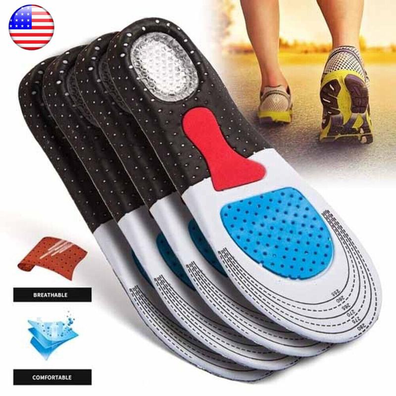 Gel Massaging Shoe Insoles Work Boots Feet Arch Support Orthotic Absorb Shock Does not apply