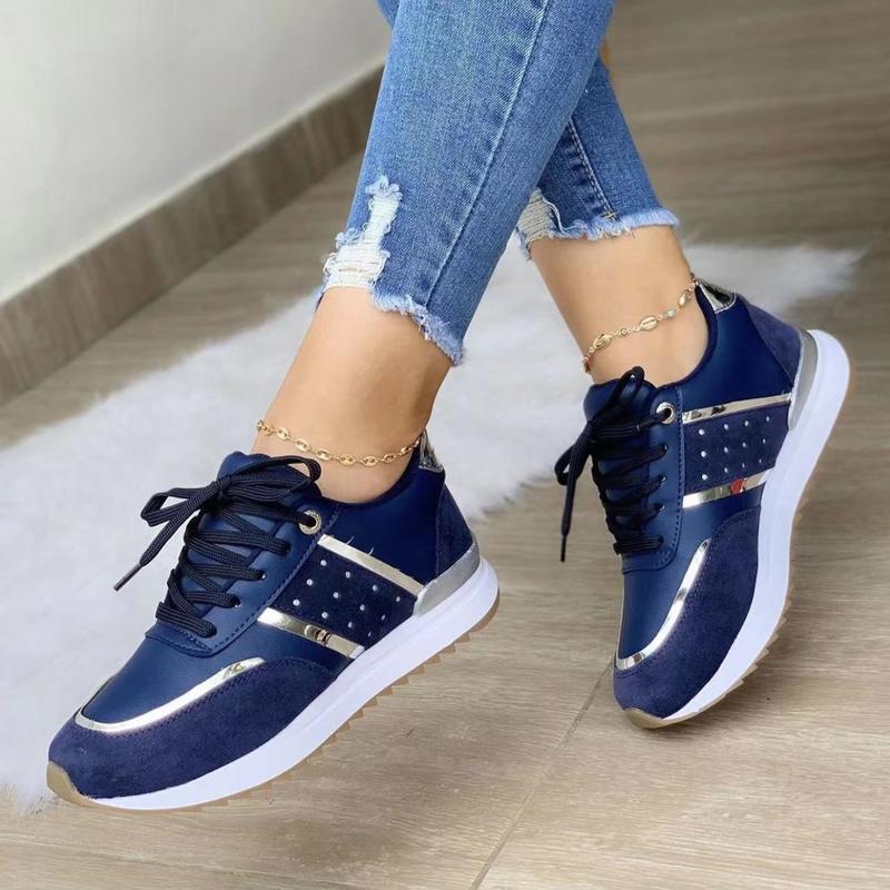 Women's Platform Walking Shoes Orthotic Arch Support Non Slip Wedge Tennis Sneakers Pain Relief Casual Work Shoe