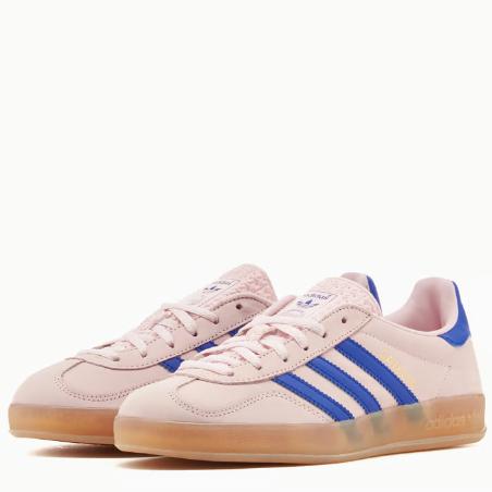 adidas Gazelle Indoor Clear Pink Lucid Blue JI1371 Womens Fashion Sneakers New