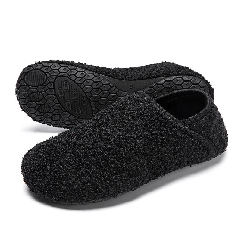 Women Plush Slippers House Slippers Warm Cotton Shoesn Idoor Barefoot Slippers Socks Furry Slip on Comfy Bedroom Flipflop Slide Walking Shoes Soft