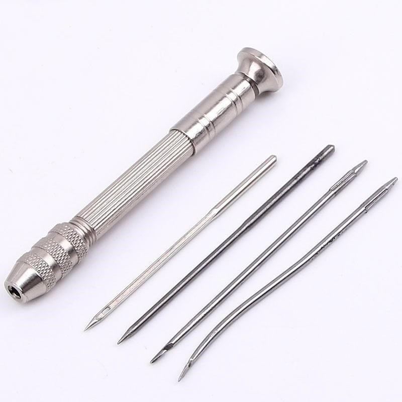 Stainless Steel Shoe Repair Needle Set, 1 Set Multifunctional Shoe Repair Tool, Shoe Repair Needle for Leather & Cloth