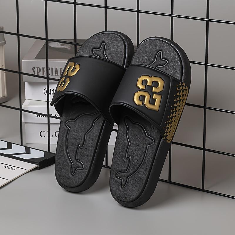 Men's Hanging Ring Fastener Top Toe Baring Sandal, Outdoor Sports Slippers, Relaxed and Comfortable