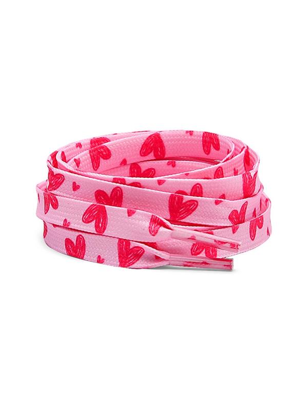 1 Pair Fashionable Heart Pattern Shoes Shoelaces