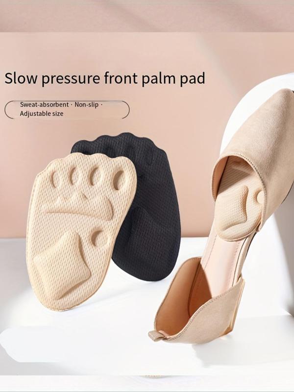 1 Pair Foot Paw Design Insole, Non-slip Foot Cushion for Women's Shoes, Comfortable Foot Care, Toe Massage Insole