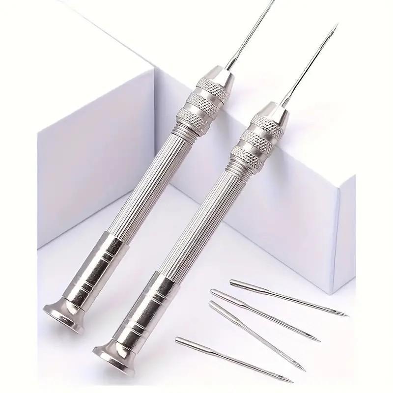 Stainless Steel Shoe Repair Needle Set, 1 Set Multifunctional Shoe Repair Tool, Shoe Repair Needle for Leather & Cloth