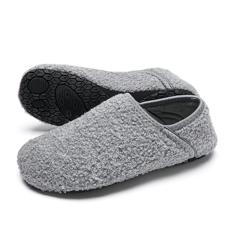 Women Plush Slippers House Slippers Warm Cotton Shoesn Idoor Barefoot Slippers Socks Furry Slip on Comfy Bedroom Flipflop Slide Walking Shoes Soft