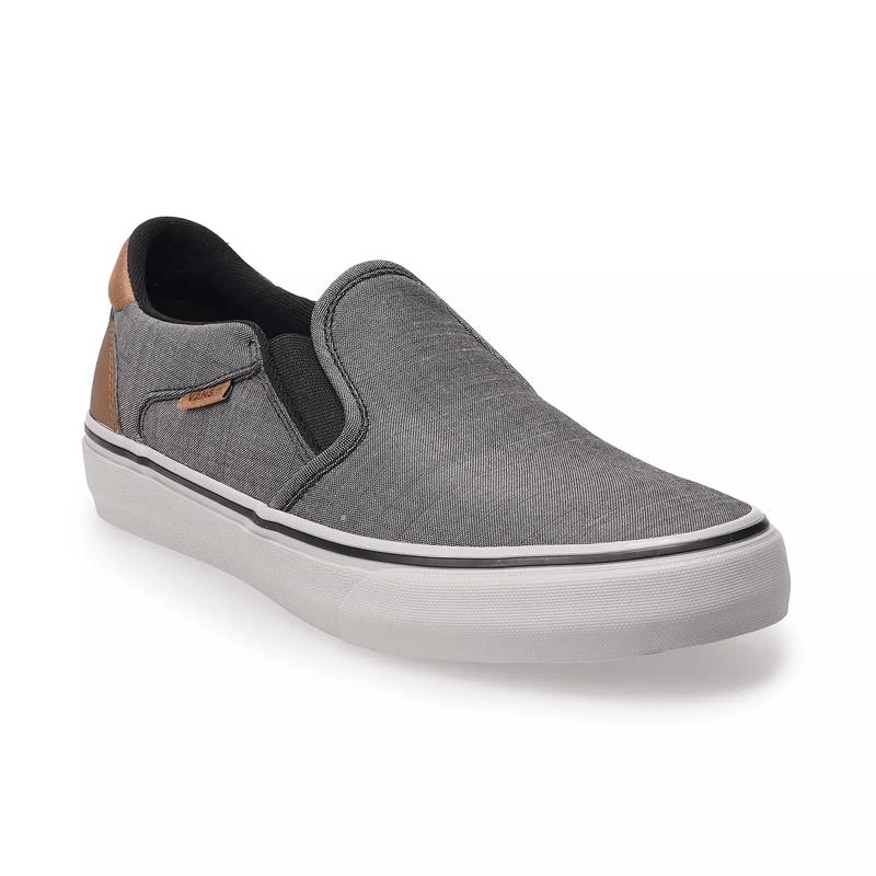 Vans Asher DX Men's Slip-On Shoes - Casual Style for All Seasons - Footwear