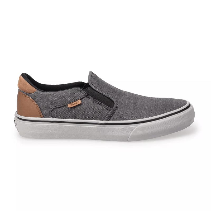 Vans Asher DX Men's Slip-On Shoes - Casual Style for All Seasons - Footwear