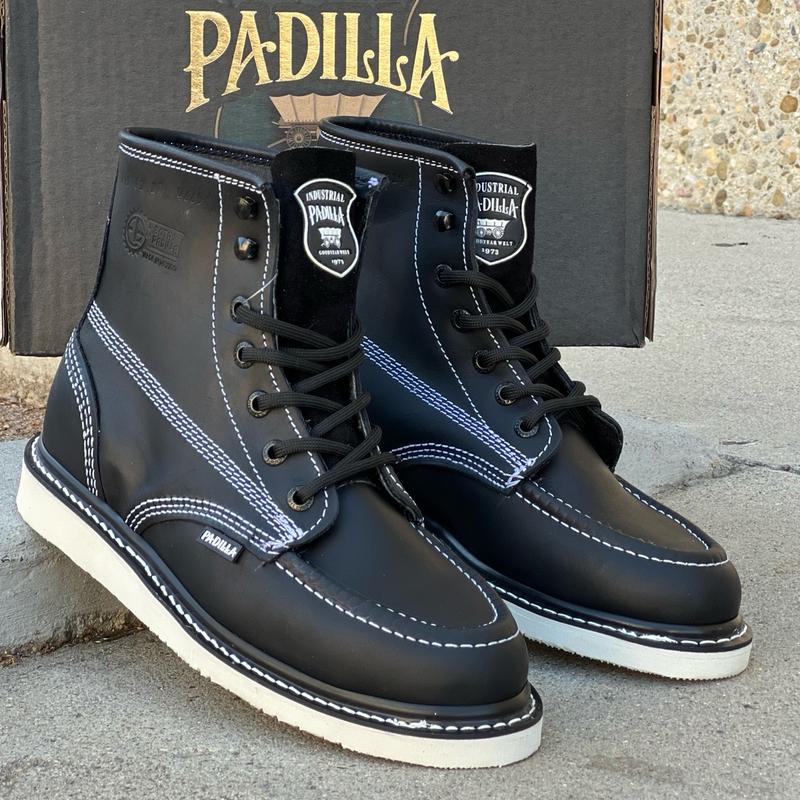 115 Padilla Work Boots Botas de Trabajo Made in Mexico Moc Toe