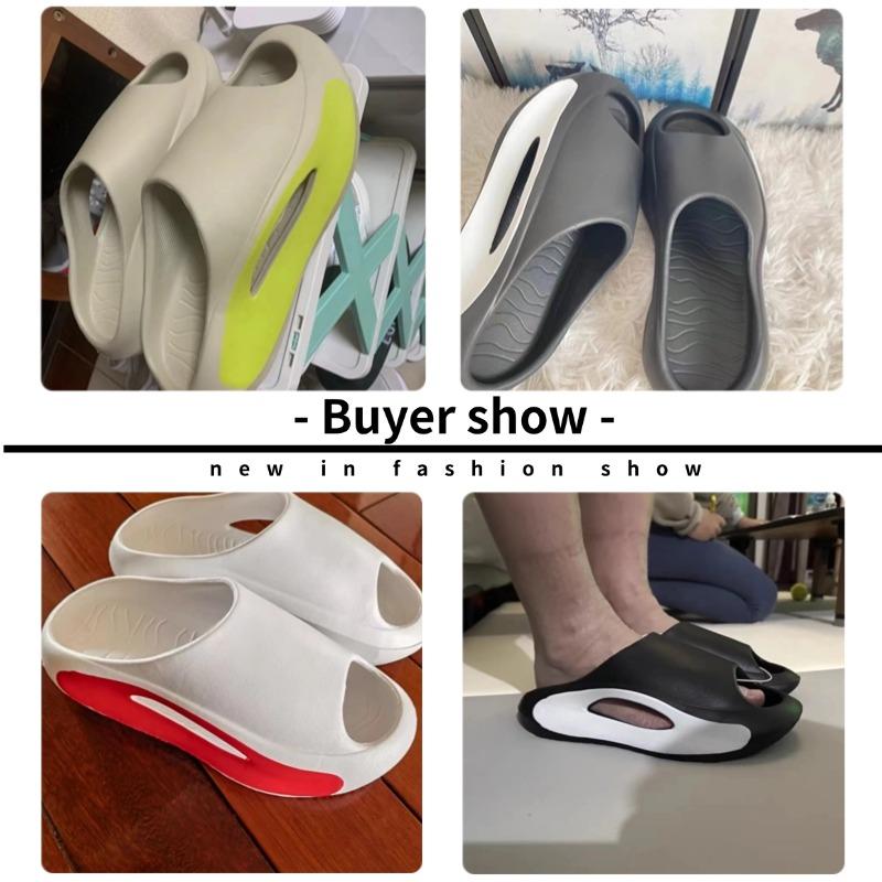 Unisex Cloud Slides, Summer Cushion Foam Platform Slides Slippers, Casual Non-slip Beach Pillow Sandals Shoes For Women Men Walking Shoes Footwear Boy Flipflop Comfort white slip resistant