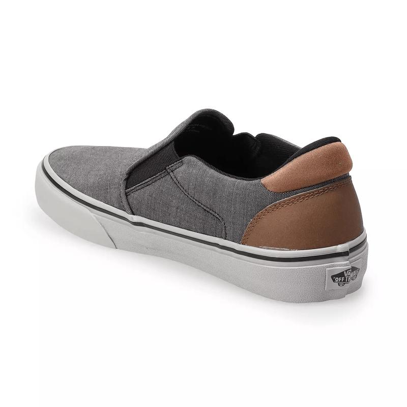 Vans Asher DX Men's Slip-On Shoes - Casual Style for All Seasons - Footwear