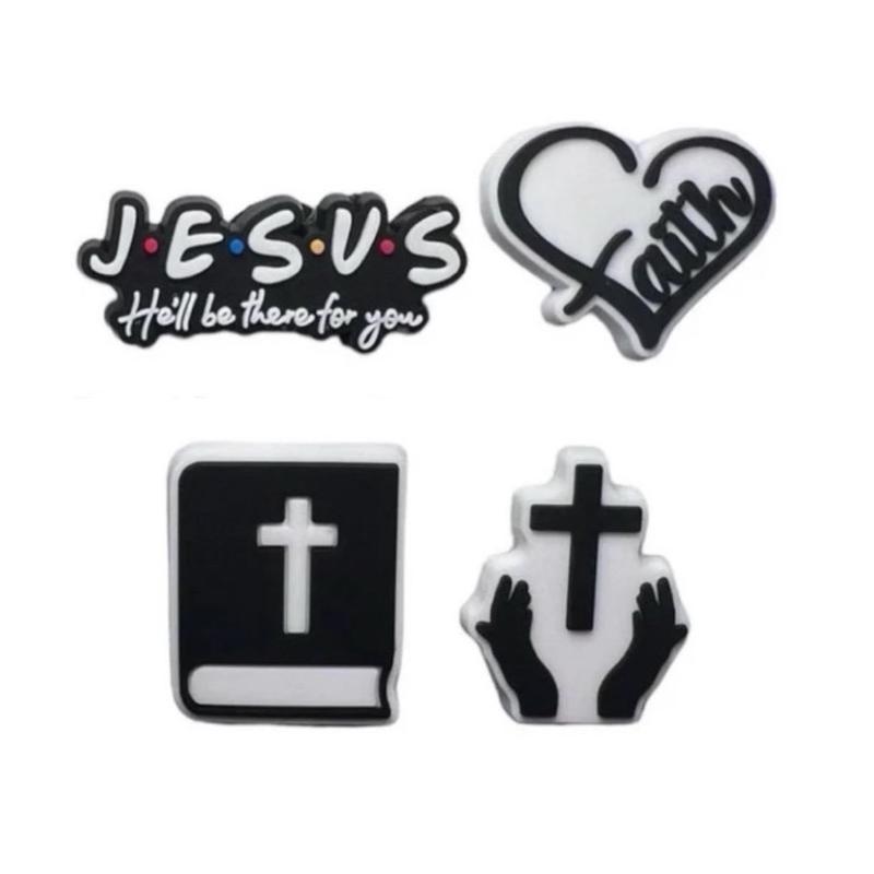 Jesus Croc Charms-  Footwear Comfort Decor Accessories God Religious