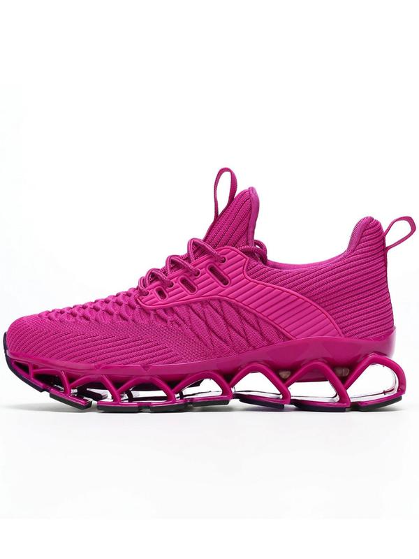 Sporty Round Toe Trainers for Summer 2024, Fall Lace Up Front Mesh Breathable Sports Running Shoes, Sneakers Outdoor Shoes for Girlfriend Back To School Fall Shoes