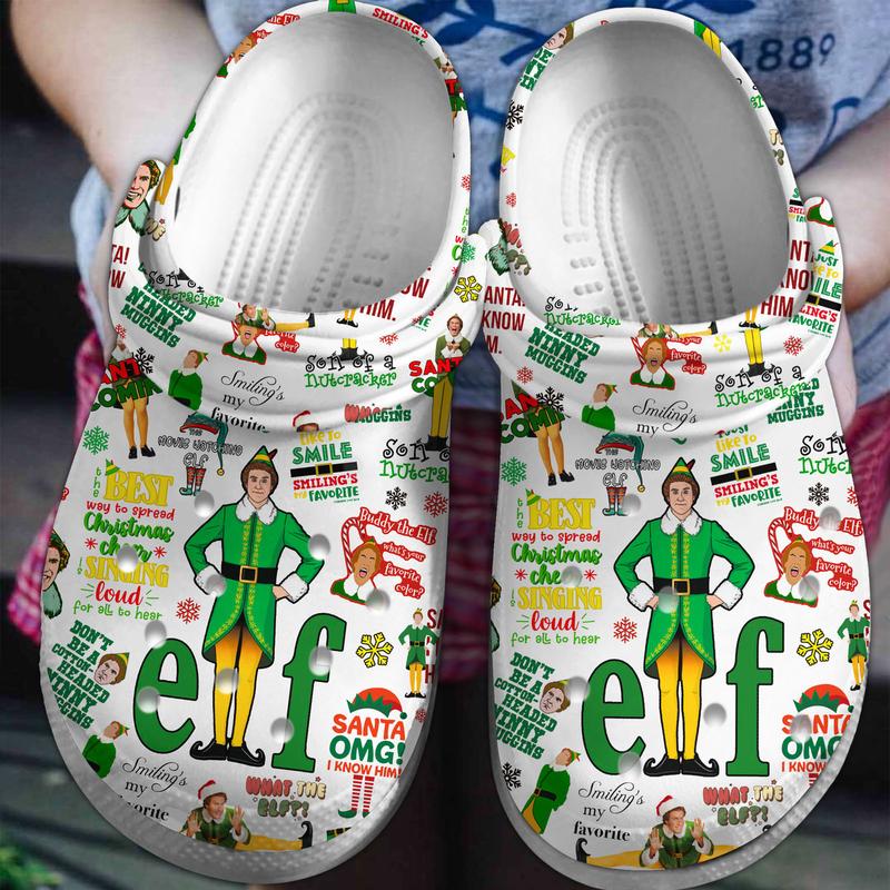 Elf Movie Crocs Clogs For Men Women Gift XMas BM1411-1418 ASW