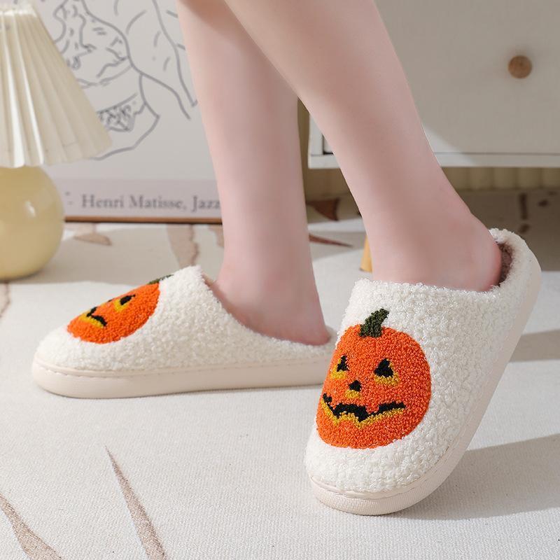 Women Slippers Slip on Cozy Indoor Outdoor Slippers Christmas Halloween Slippers for Women