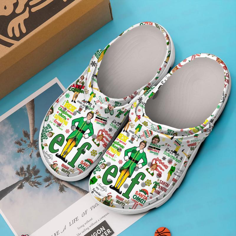 Elf Movie Crocs Clogs For Men Women Gift XMas BM1411-1418 ASW