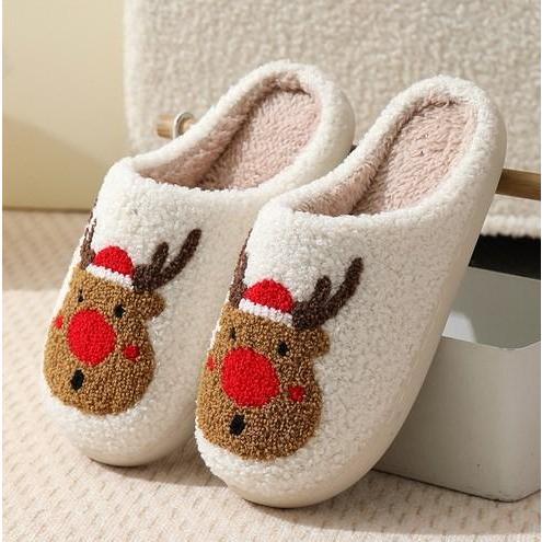 Women Slippers Slip on Cozy Indoor Outdoor Slippers Christmas Halloween Slippers for Women