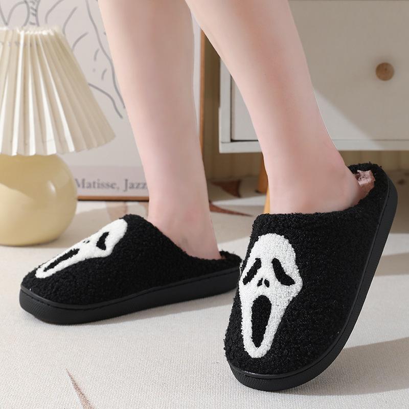 Women Slippers Slip on Cozy Indoor Outdoor Slippers Christmas Halloween Slippers for Women