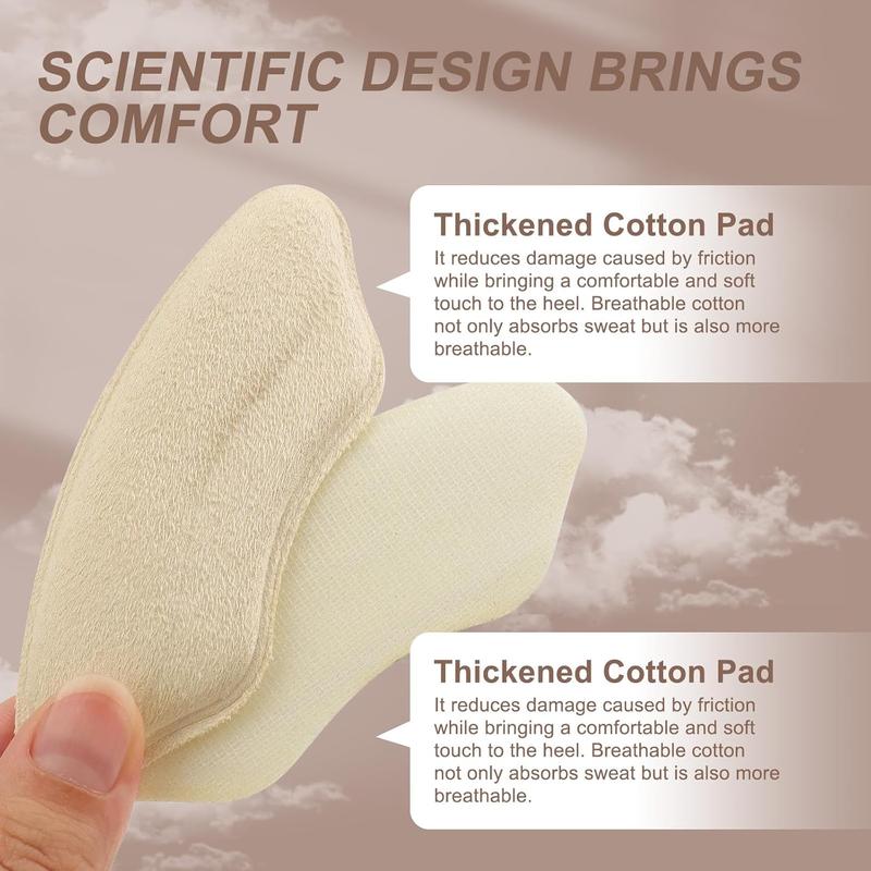 2 Pairs Heel Pads for Shoes, Filler Improved Shoe Fit and Comfort,Heel Grips Liner Cushions Inserts for Loose Shoes,  Anti Slip Shoe Filler Make Shoes Fit Tighter Footwear Insoles Footwear Insoles