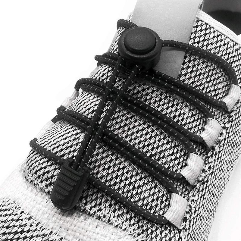 No Need to Tie Shoelaces - No Tie Elastic Shoelaces - Strong Locking Laces for Athletic Shoes - One Size Fits Both Men and Women