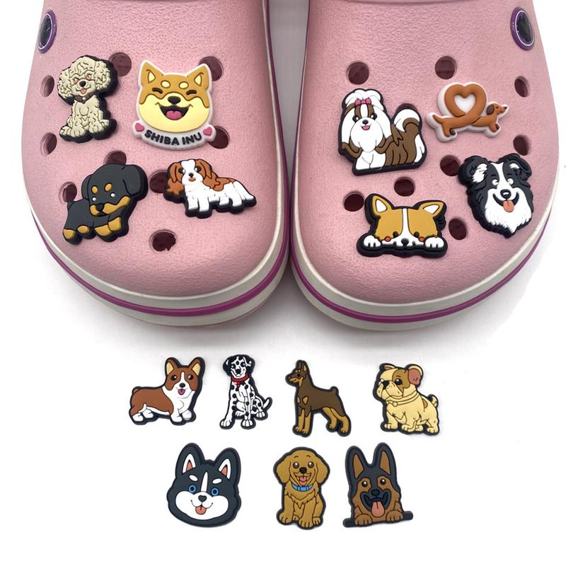 Dog Jibbitz, Clog Charms, Cute Puppy Shoe Charms