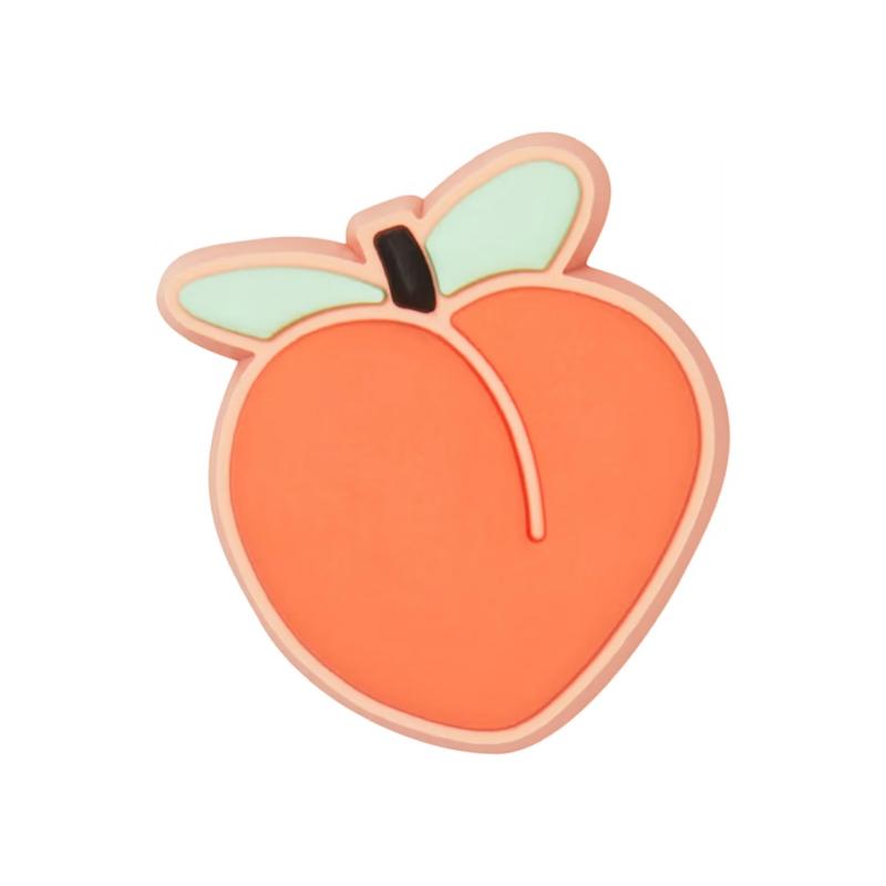 Peach Croc Charm