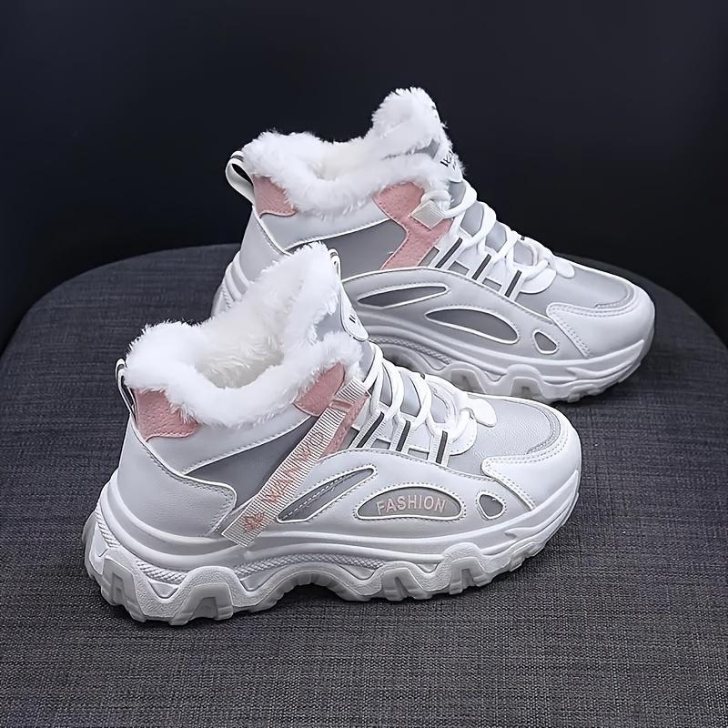 Thick Soled Women's Fashion Breathable Low-top Sports Shoes for Outdoor Student