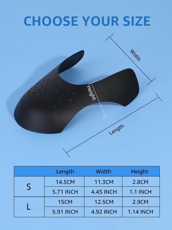 Comfort Arch Support Anti-wrinkle ShoeStretcher For Footwear & Walking Shoes, 2 PairsSimple Design Breathable Shoe Shields toPrevent Shoes Creases, Shoes Stretcher for BothWomen & Men