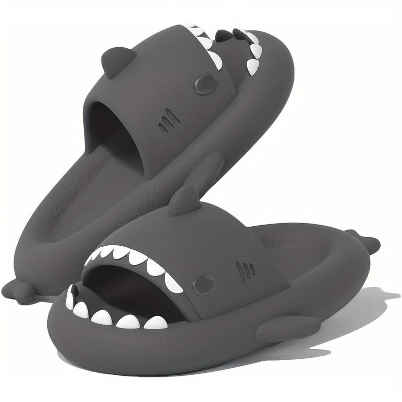 Cloud Shark Cartoon Slides, EVA Summer Soft Sole Non-slip Home Slides, Shower & Beach Sandals