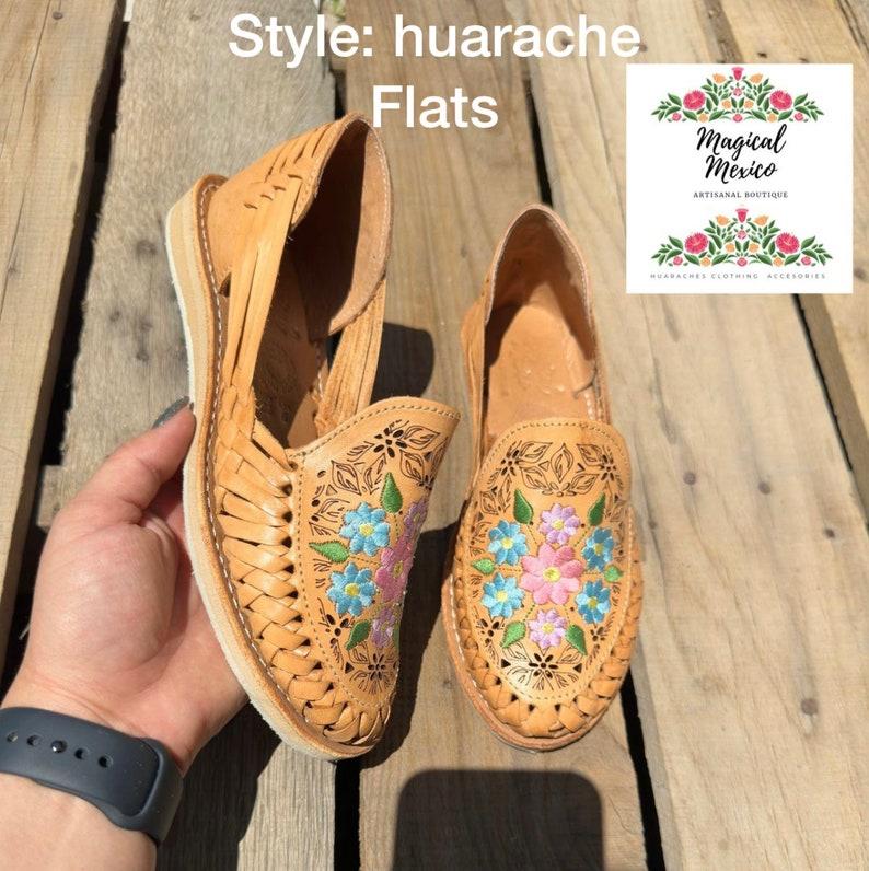 Huarache Sandals lace up embroidered  Mexican huarache for women  huarache artesanal de mujer  boho hippie sandals  Mexican sandals women