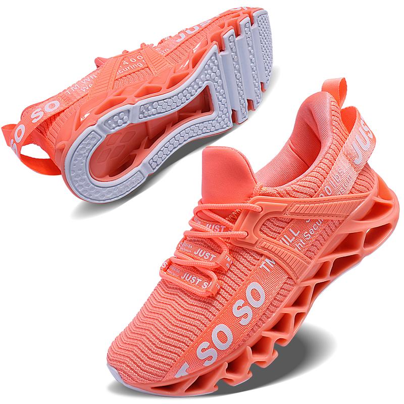 Women's Walking Running Shoes Blade Tennis Casual Sneakers Comfort Non Slip Work Athletic Shoes Low-top Breathable Mesh Gym Sports Shoes Footwear