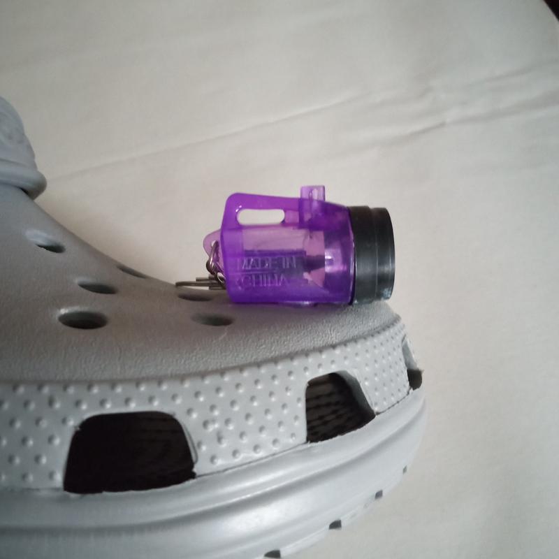 Lantern Flashlight Shoe Charm